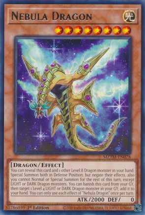 Nebula Dragon (MZTM-EN078) - Maze of the Master 1st Edition