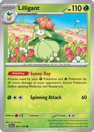 Lilligant 7 - SV09 Journey Together Reverse Holofoil