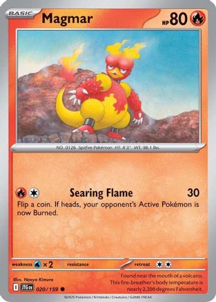 Magmar 20 - SV09 Journey Together Reverse Holofoil