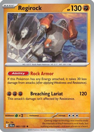 Regirock 82 - SV09 Journey Together Reverse Holofoil