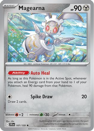 Magearna 107 - SV09 Journey Together Reverse Holofoil