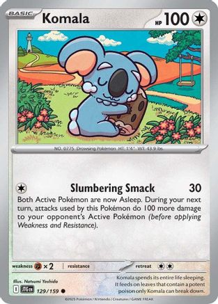Komala 129 - SV09 Journey Together Reverse Holofoil