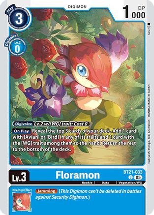 Floramon (BT21-033) - World Convergence