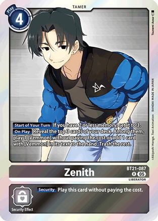 Zenith (BT21-087) - World Convergence Foil