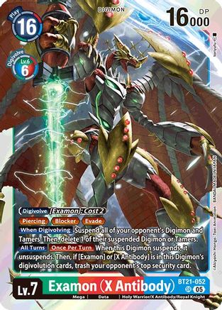 Examon (X Antibody) (BT21-052) - World Convergence Foil