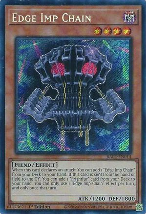 Edge Imp Chain (Secret Rare) (RA04-EN014) - Quarter Century Stampede 1st Edition