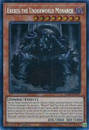 Erebus the Underworld Monarch (Secret Rare) (RA04-EN019) - Quarter Century Stampede 1st Edition
