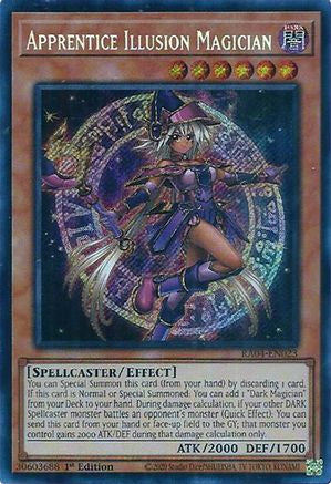 Apprentice Illusion Magician (Secret Rare) (RA04-EN023) - Quarter Century Stampede