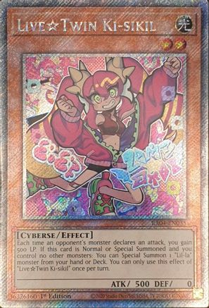 LiveTwin Ki-sikil (Platinum Secret Rare) (RA04-EN035) - Quarter Century Stampede 1st Edition