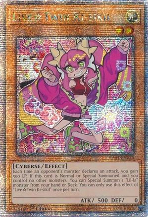LiveTwin Ki-sikil (Quarter Century Secret Rare) (RA04-EN035) - Quarter Century Stampede 1st Edition