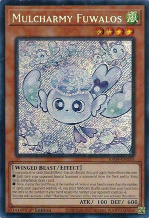 Mulcharmy Fuwalos (Secret Rare) (RA04-EN050) - Quarter Century Stampede 1st Edition