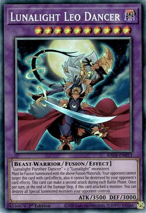 Lunalight Leo Dancer (CR) (RA04-EN053) - Quarter Century Stampede 1st Edition