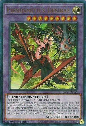 Fiendsmith's Desirae (UR) (RA04-EN056) - Quarter Century Stampede 1st Edition
