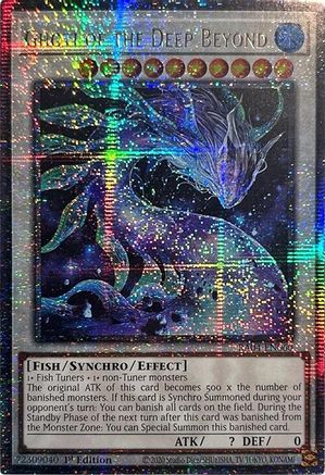 Ghoti of the Deep Beyond (Quarter Century Secret Rare) (RA04-EN060) - Quarter Century Stampede 1st Edition