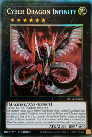 Cyber Dragon Infinity (CR) (RA04-EN068) - Quarter Century Stampede 1st Edition