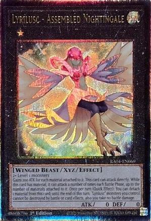 Lyrilusc - Assembled Nightingale (Ultimate Rare) (RA04-EN069) - Quarter Century Stampede 1st Edition