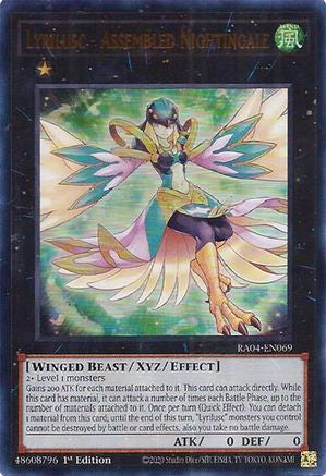 Lyrilusc - Assembled Nightingale (UR) (RA04-EN069) - Quarter Century Stampede 1st Edition