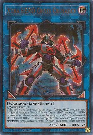 Xtra HERO Cross Crusader (UR) (RA04-EN076) - Quarter Century Stampede 1st Edition