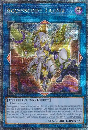 Accesscode Talker (New Art) (Quarter Century Secret Rare) (RA04-EN079) - Quarter Century Stampede 1st Edition