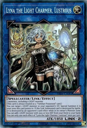 Lyna the Light Charmer, Lustrous (CR) (RA04-EN081) - Quarter Century Stampede 1st Edition
