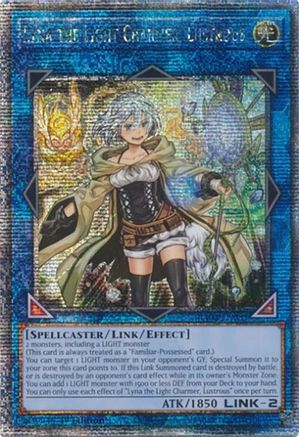 Lyna the Light Charmer, Lustrous (Quarter Century Secret Rare) (RA04-EN081) - Quarter Century Stampede 1st Edition