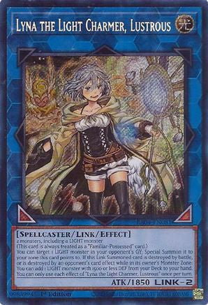 Lyna the Light Charmer, Lustrous (Secret Rare) (RA04-EN081) - Quarter Century Stampede