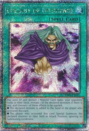 Lullaby of Obedience (Quarter Century Secret Rare) (RA04-EN085) - Quarter Century Stampede 1st Edition