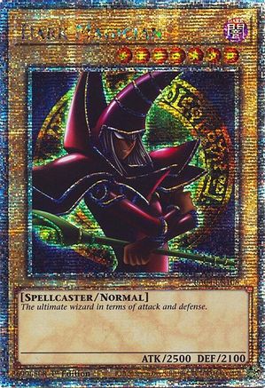 Dark Magician (Arkana) (Quarter Century Secret Rare) (RA04-EN106) - Quarter Century Stampede 1st Edition