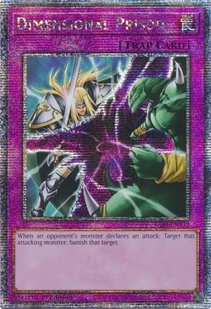 Dimensional Prison (Quarter Century Secret Rare) (RA04-EN132) - Quarter Century Stampede 1st Edition