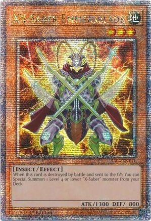 XX-Saber Emmersblade (Quarter Century Secret Rare) (RA04-EN141) - Quarter Century Stampede 1st Edition