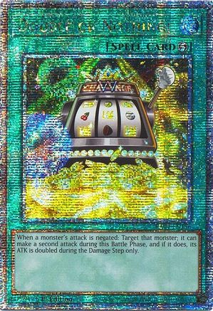 Double or Nothing! (Quarter Century Secret Rare) (RA04-EN156) - Quarter Century Stampede 1st Edition
