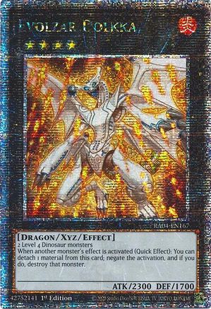 Evolzar Dolkka (Quarter Century Secret Rare) (RA04-EN167) - Quarter Century Stampede 1st Edition