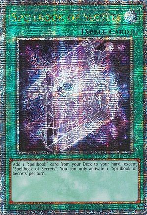 Spellbook of Secrets (Quarter Century Secret Rare) (RA04-EN189) - Quarter Century Stampede 1st Edition