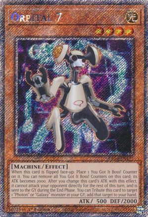 Orbital 7 (Platinum Secret Rare) (RA04-EN197) - Quarter Century Stampede 1st Edition
