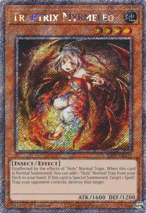 Traptrix Myrmeleo (Platinum Secret Rare) (RA04-EN210) - Quarter Century Stampede 1st Edition