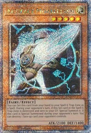 Artifact Moralltach (Quarter Century Secret Rare) (RA04-EN214) - Quarter Century Stampede 1st Edition