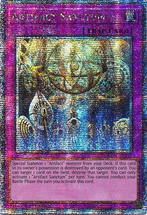 Artifact Sanctum (Quarter Century Secret Rare) (RA04-EN217) - Quarter Century Stampede 1st Edition