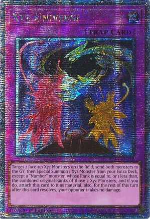 Xyz Universe (Quarter Century Secret Rare) (RA04-EN218) - Quarter Century Stampede 1st Edition
