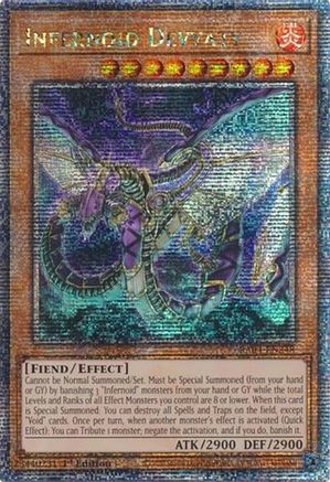Infernoid Devyaty (Quarter Century Secret Rare) (RA04-EN248) - Quarter Century Stampede 1st Edition