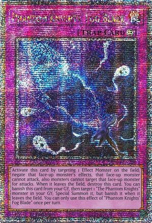 Phantom Knights' Fog Blade (Quarter Century Secret Rare) (RA04-EN264) - Quarter Century Stampede 1st Edition