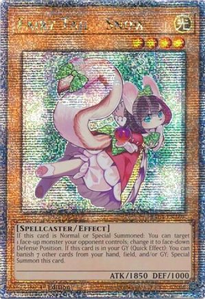 Fairy Tail - Snow (Quarter Century Secret Rare) (RA04-EN269) - Quarter Century Stampede 1st Edition