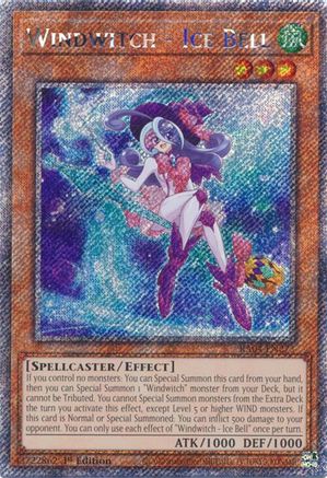 Windwitch - Ice Bell (Platinum Secret Rare) (RA04-EN273) - Quarter Century Stampede 1st Edition