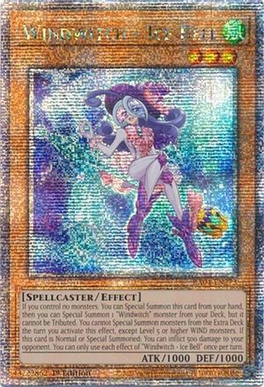 Windwitch - Ice Bell (Quarter Century Secret Rare) (RA04-EN273) - Quarter Century Stampede 1st Edition