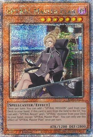 SPYRAL Master Plan (Quarter Century Secret Rare) (RA04-EN276) - Quarter Century Stampede 1st Edition