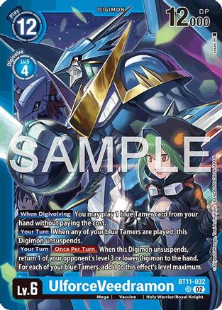 UlforceVeedramon (BT11-032) - Limited Card Pack -Billion Bullet- Foil