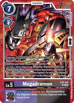 Megadramon (EX9-064) - Versus Monsters Foil