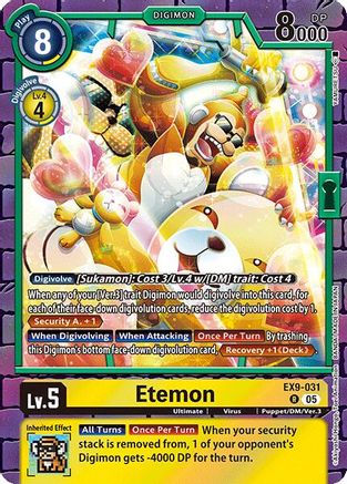 Etemon (EX9-031) - Versus Monsters Foil
