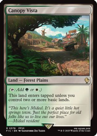 Canopy Vista (FIC-378) - Commander: FINAL FANTASY
