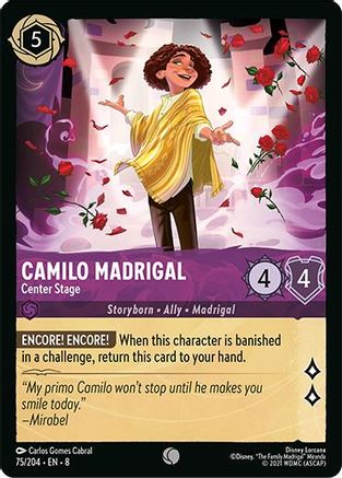 Camilo Madrigal - Center Stage (75/204) - Reign of Jafar