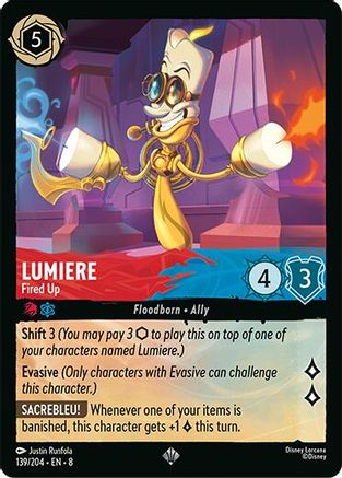 Lumiere - Fired Up (139/204) - Reign of Jafar Cold Foil